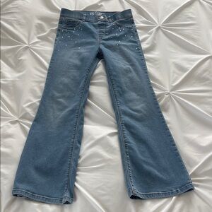Wonder Nation Denim Blue Wide Leg Jeans / Jeggings